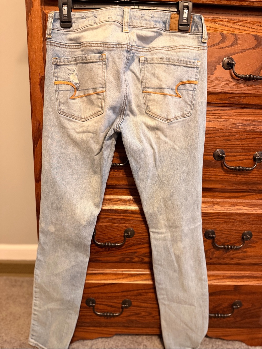 American Eagle Outfitters Light Blue Skinny Jeans